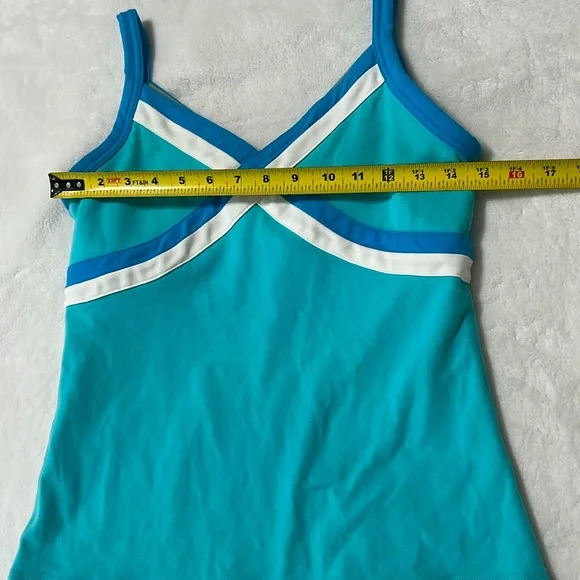 Lululemon Blue V Neck Tank Top Sz 10 - Picture 2 of 7